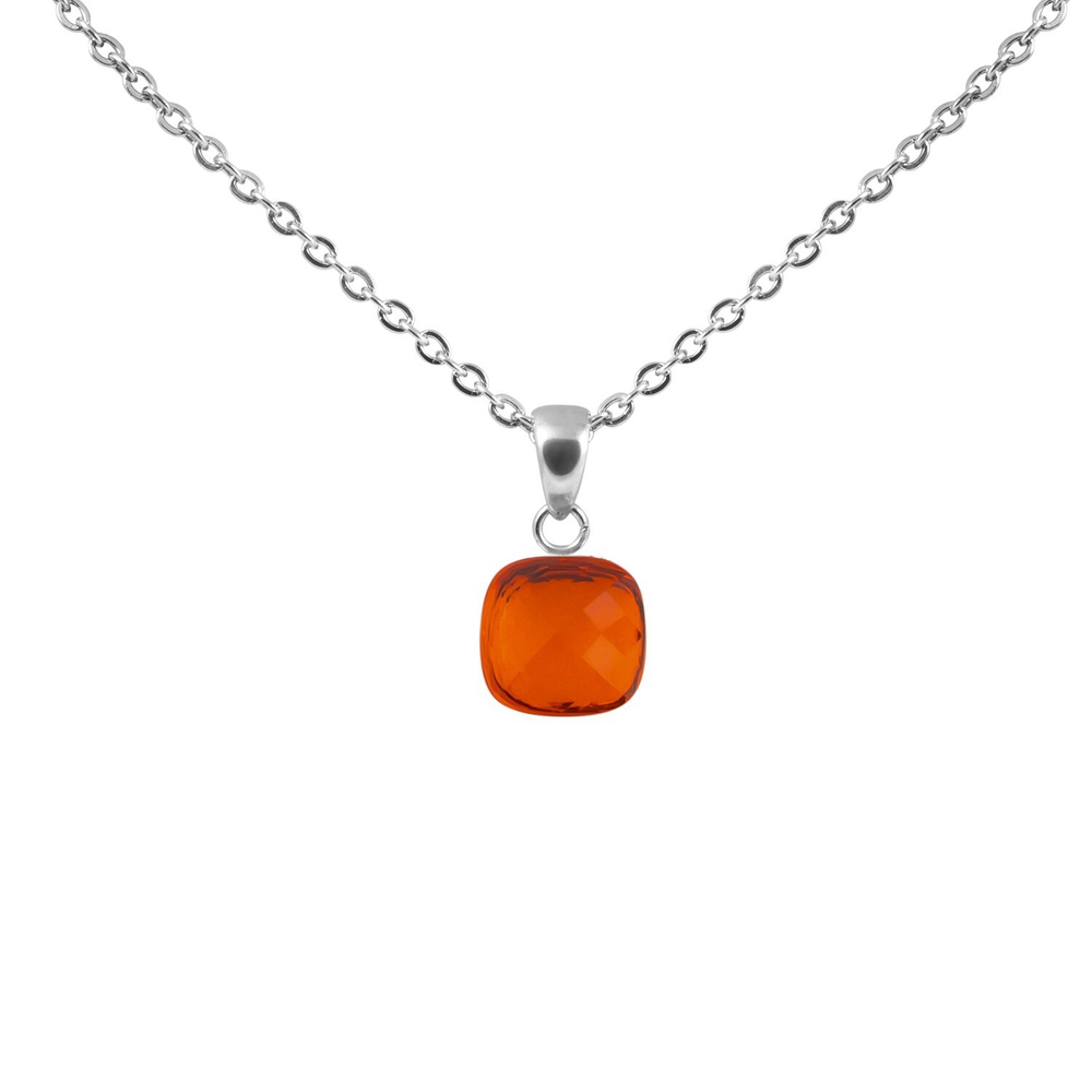 Колье Qudo Firenze orange glow 400330.1 BR/S