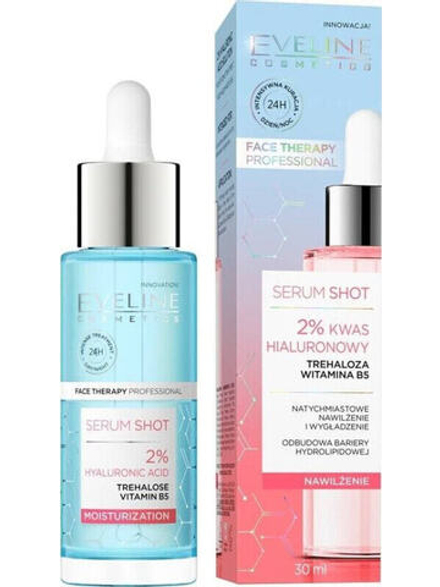 Eveline Eveline Face Therapy Professional Serum Shot Kuracja nawilżająca - 2% Kwas Hialuronowy 30ml
