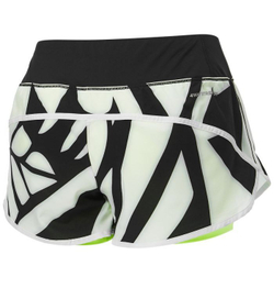 Женские Шорты теннисные Lotto Top Ten W III Short PRT PL - bright white/all black