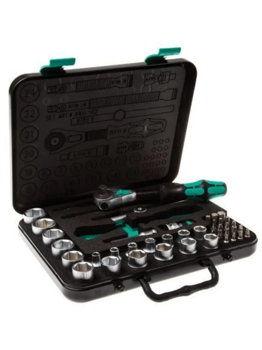 Набор головок с трещоткой Wera Zyklop Speed 05003594001