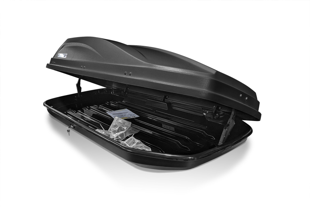 Бокс-багажник на крышу Аэродинамический "ACTIVE М" ДВУСТОРОННЕЕ открывание 450л