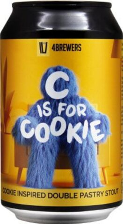 Пиво Четыре Пивовара Си Из Фор Куки / 4 Brewers C Is For Cookie 0.33 - банка