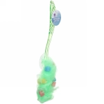 Мочалка массажная «Ultramarine - Наслаждение», на пластиковой ручке, Размер мочалки 20*10см и длина ручки 26см. (лейбл)