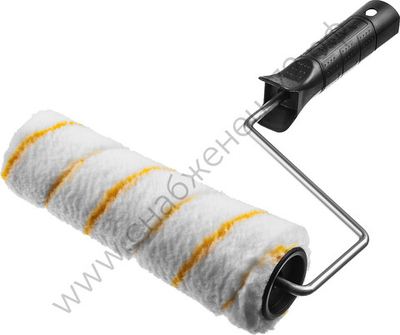 ЗУБР ДУАЛОН 40 мм, 180 мм, Малярный валик с ручкой, МАСТЕР (03518-18)