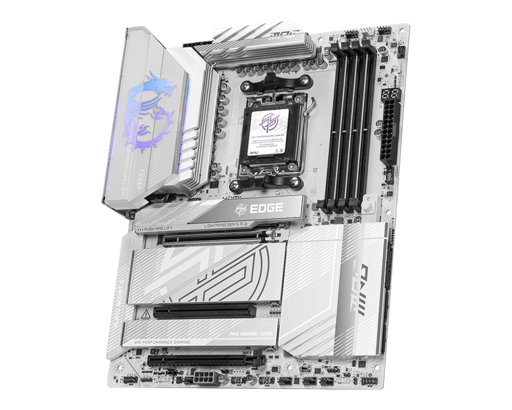Материнская плата MSI MPG X870E EDGE TI WIFI AM5 4xDDR5 4xSATA3 RAID 4xM.2 HDMI 3xType-C ATX