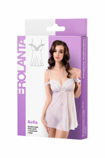 Сексуальный бэби-долл c разрезом сзади Sofia (Размер: 42-44) (Цвет: черный)