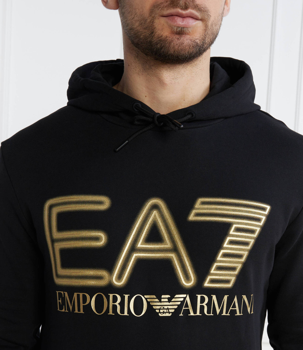 Худи EA7 - черный(3DPM64 PJSHZ)
