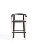 Уличный барный стул Erice из алюминия и веревки коричневого цвета, 75 см