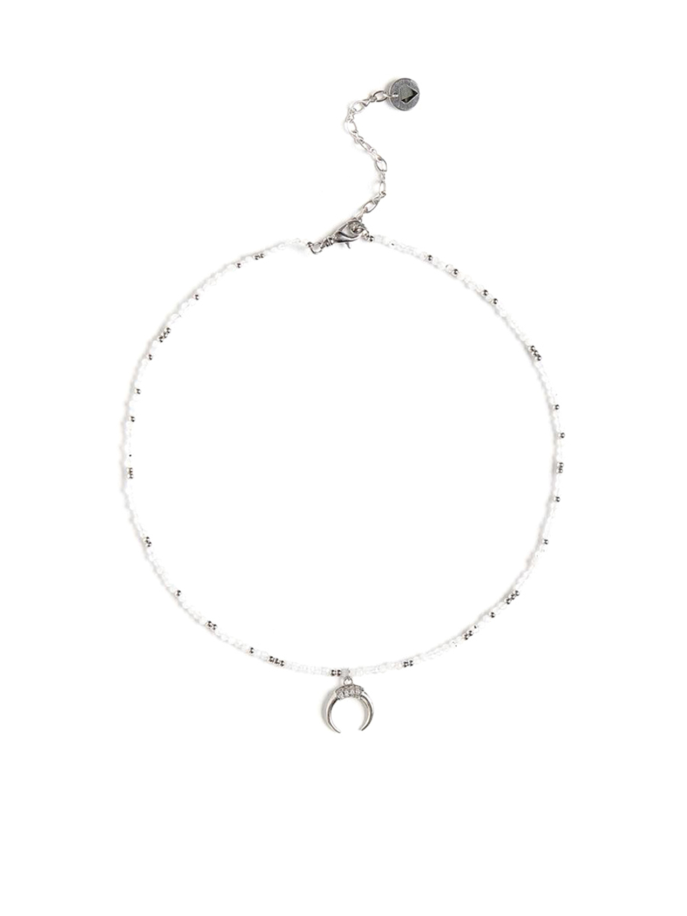 Чокер "Moon" из лунного камня Silver