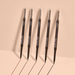 Mia Cosmetics Slimmy Brow - Двусторонний карандаш для бровей с щеточкой, 0,09 g
