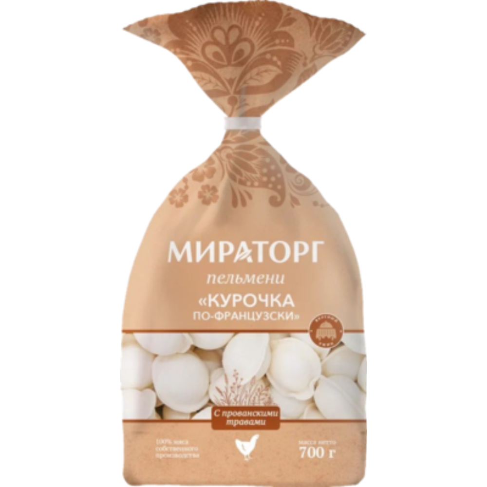 Пельмени Мираторг Курочка по-французски 700 гр