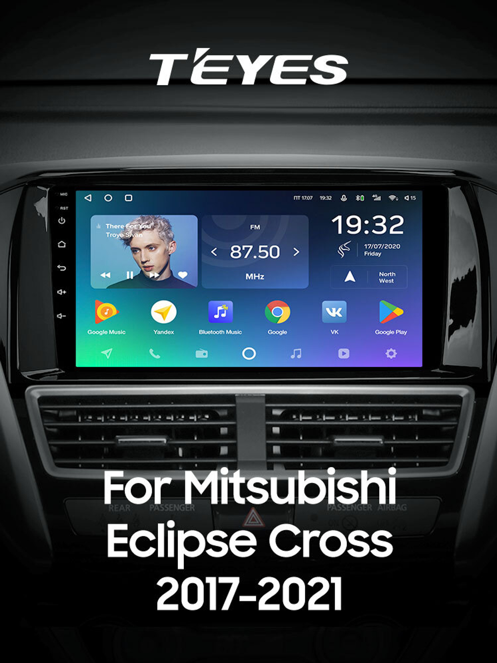 Teyes SPRO Plus 9" для Mitsubishi Eclipse Cross 1 2017-2021