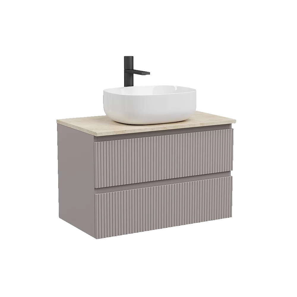 Тумба с раковиной Sancos SNOB T 80 со столешницей, Doha Soft