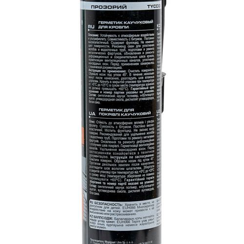 Герметик каучуковый для кровли Tytan Professional бесцветный 310 мл