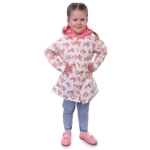 Дождевик-плащ детский «Волшебные звери-Радужный котенок» с капюшоном, на кнопках, размер L(66*44см) ДоброСад