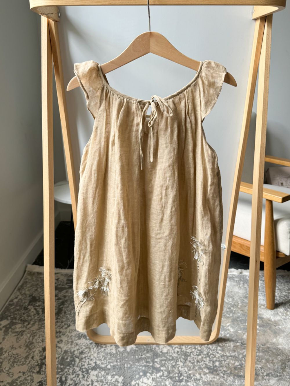 Льняное платье Bonpoint, 116