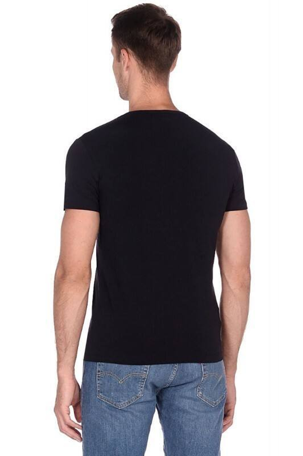 Футболка мужская облегающая Montero Basic Lycra MBLY103 темносиняя