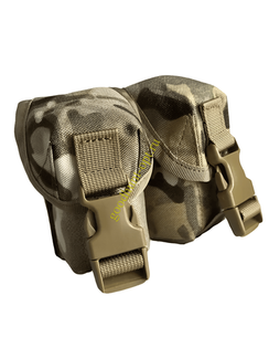 Тактическая военная двойная подсумка под гранаты Мультикам