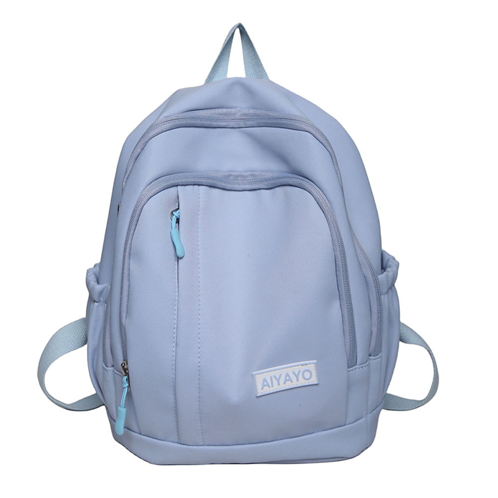 OUZIHUANG Nylon Backpack Large Unisex Pink/Blue/White/Black/Yellow/Green