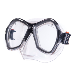 Маска для плавания SALVAS Phoenix Mask CA520S2NYSTH, размер взрослый, черно-серебристый