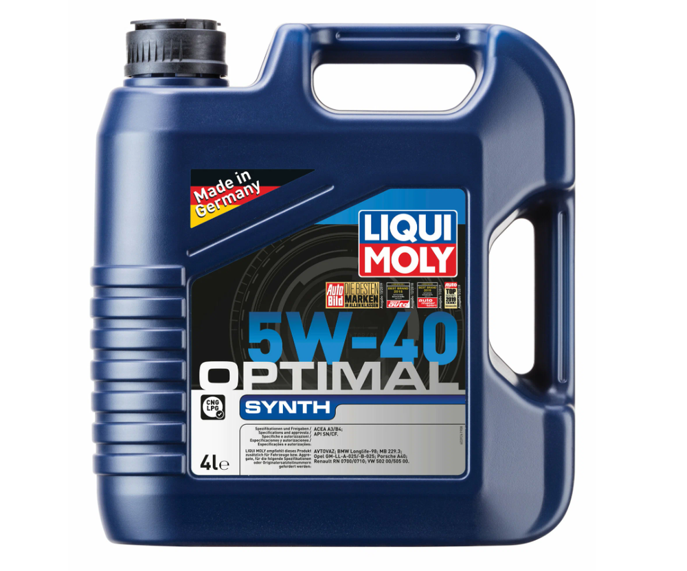 Моторное масло Liqui Moly Optimal Synth 5W40 hc-синтетическое 4л
