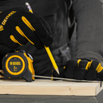 Рулетка 3м х 16мм, обрезиненный корпус, автоматическая фиксация Denzel