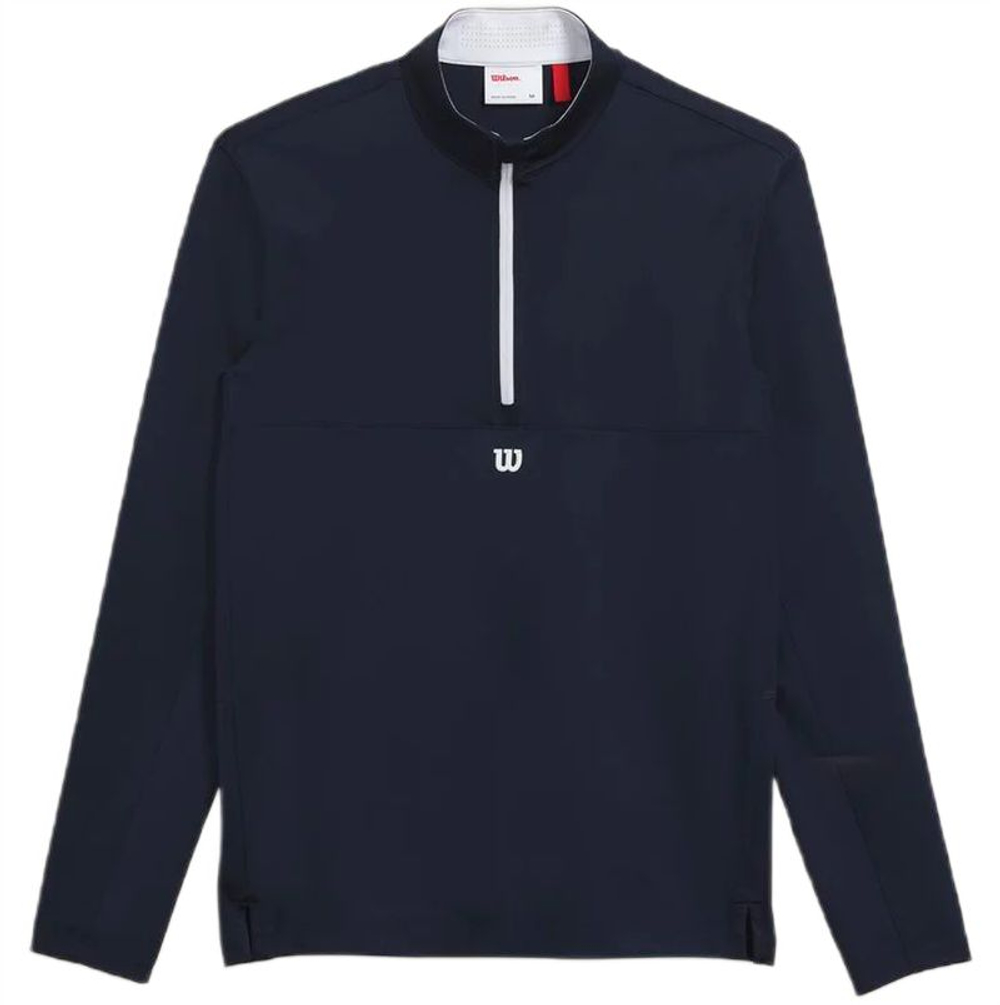 Теннисная футболка Wilson Elevate Performance 1/2 Zip