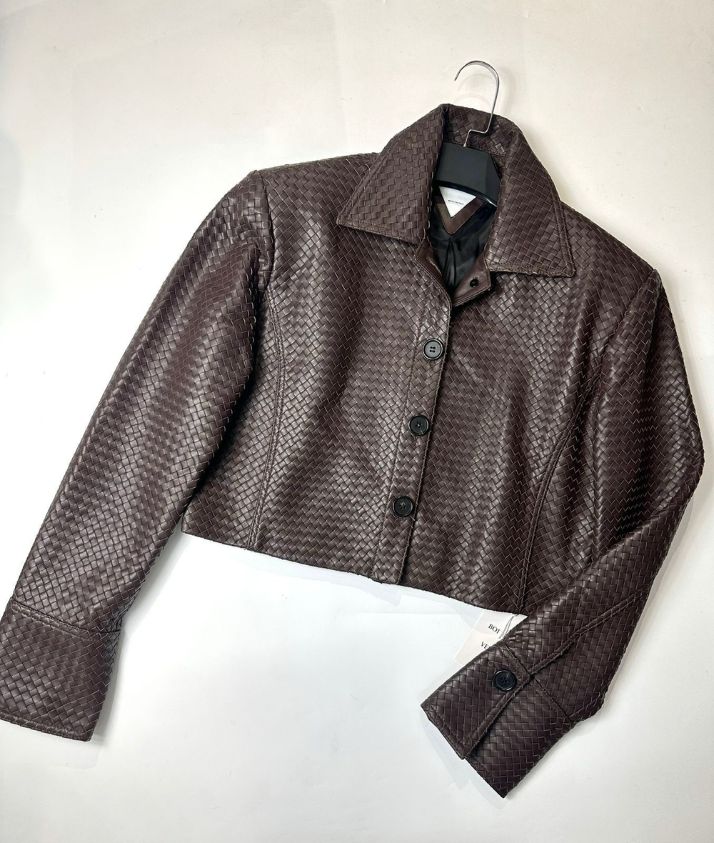 Кожаная куртка Bottega Veneta