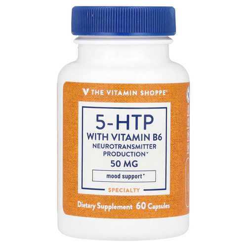 The Vitamin Shoppe, 5-HTP с витамином B6, 60 капсул