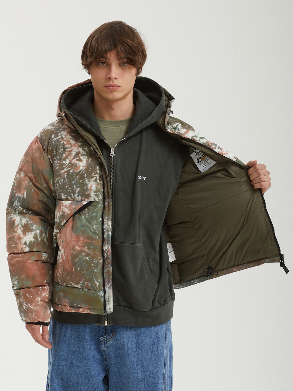 Мужской Пуховик Down Puffer Hooded