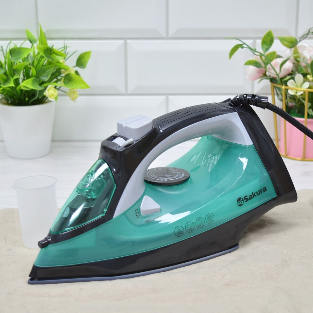 Утюг 2400Вт керамическая подошва, SA-3070CGR