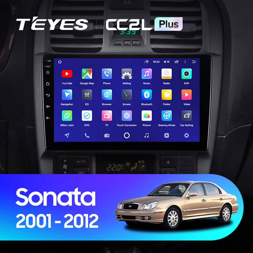 Teyes CC2L Plus 9" для Hyundai Sonata 2001-2012