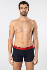 Трусы мужские боксеры. Набор из 3-х штук т.синий-т.синий-красный