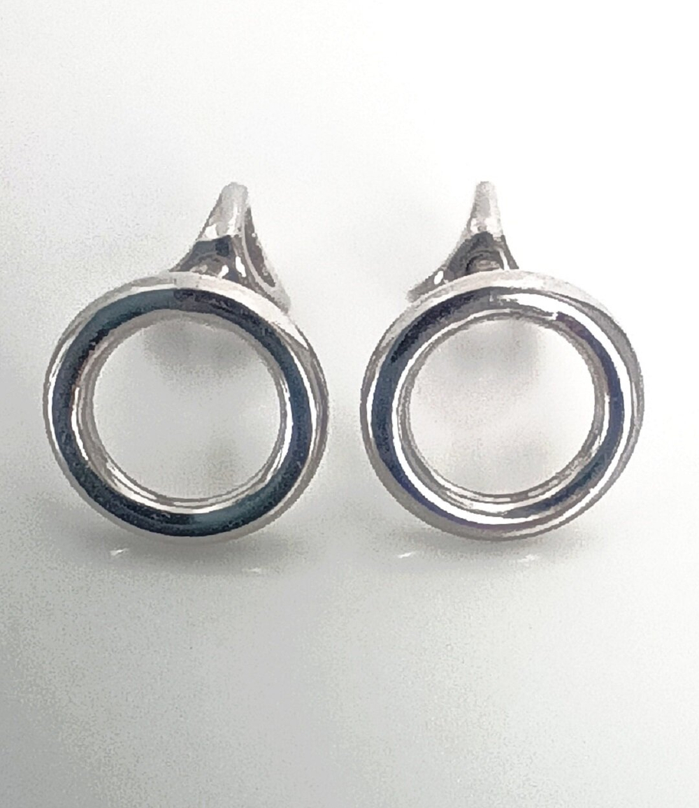 Серьги-пусеты Эстерелла, серебро, проба 925, родирование/Ф