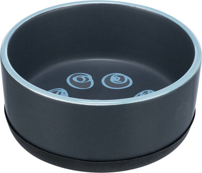 Миска керамическая с резинкой, 0.75 л/ф 16 см, цвета в ассортименте, Trixie