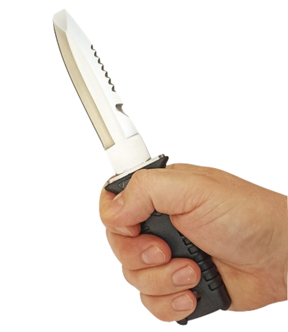 Нож подводника DELFiN Talons Pro Чёрный с магнитными ножнами