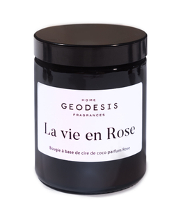Свеча ароматическая La vie en Rose Свеча Geodesis Коричневый