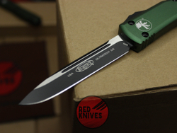 Нож Microtech Ultratech Standard S/E A+++ - зеленая рукоять, черный клинок