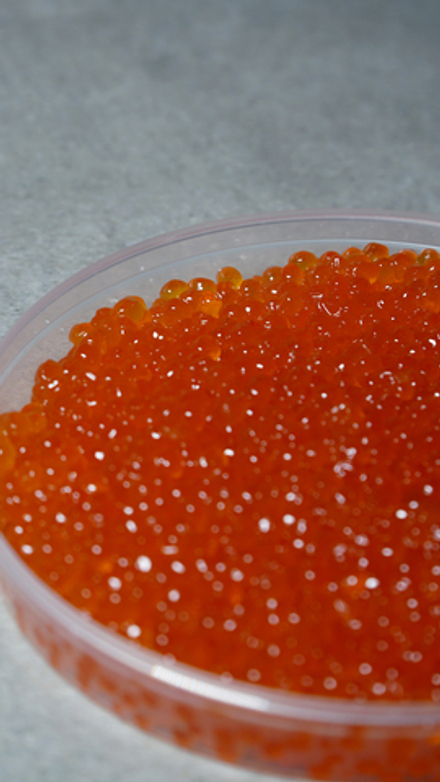 Икра зернистая лососевых рыб соленая фасованная (Горбуша) 250 гр.