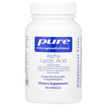 Pure Encapsulations, Альфа-липоевая кислота, 600 мг, 60 капсул