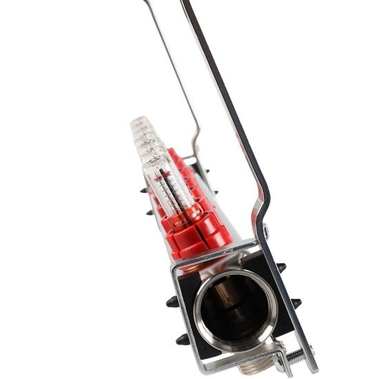 Коллектор Rommer 1"x3/4" на 7 контуров с расходомерами (нерж. сталь) RMS-1200-000007