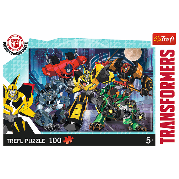 Puzzle "100" - Autobots team / Transformers Robots in Disguise