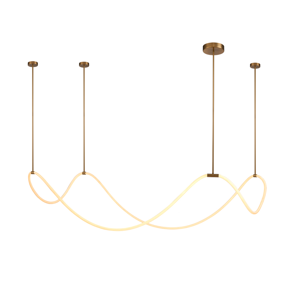 Подвесной светильник 10521P brass/white