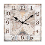 Часы настенные МДФ, 285 мм х 285 мм, открытые стрелки (без стекла), кварцевый механизм с плавным ход