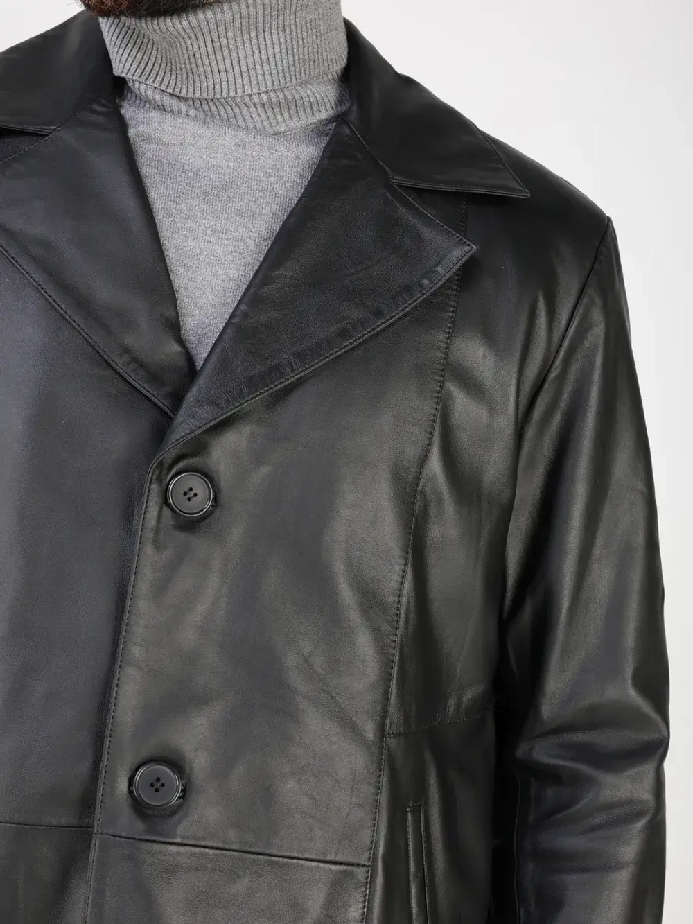 Кожаная куртка демисезонная блейзер пиджак