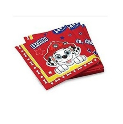 Салфетки Щенячий Патруль красн 33см 20шт