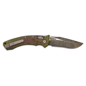 Нож Microtech Amphibian Outbreak Signature 137RL-1FLOBS  с клинком из стали M390MK, рукоять Aluminum