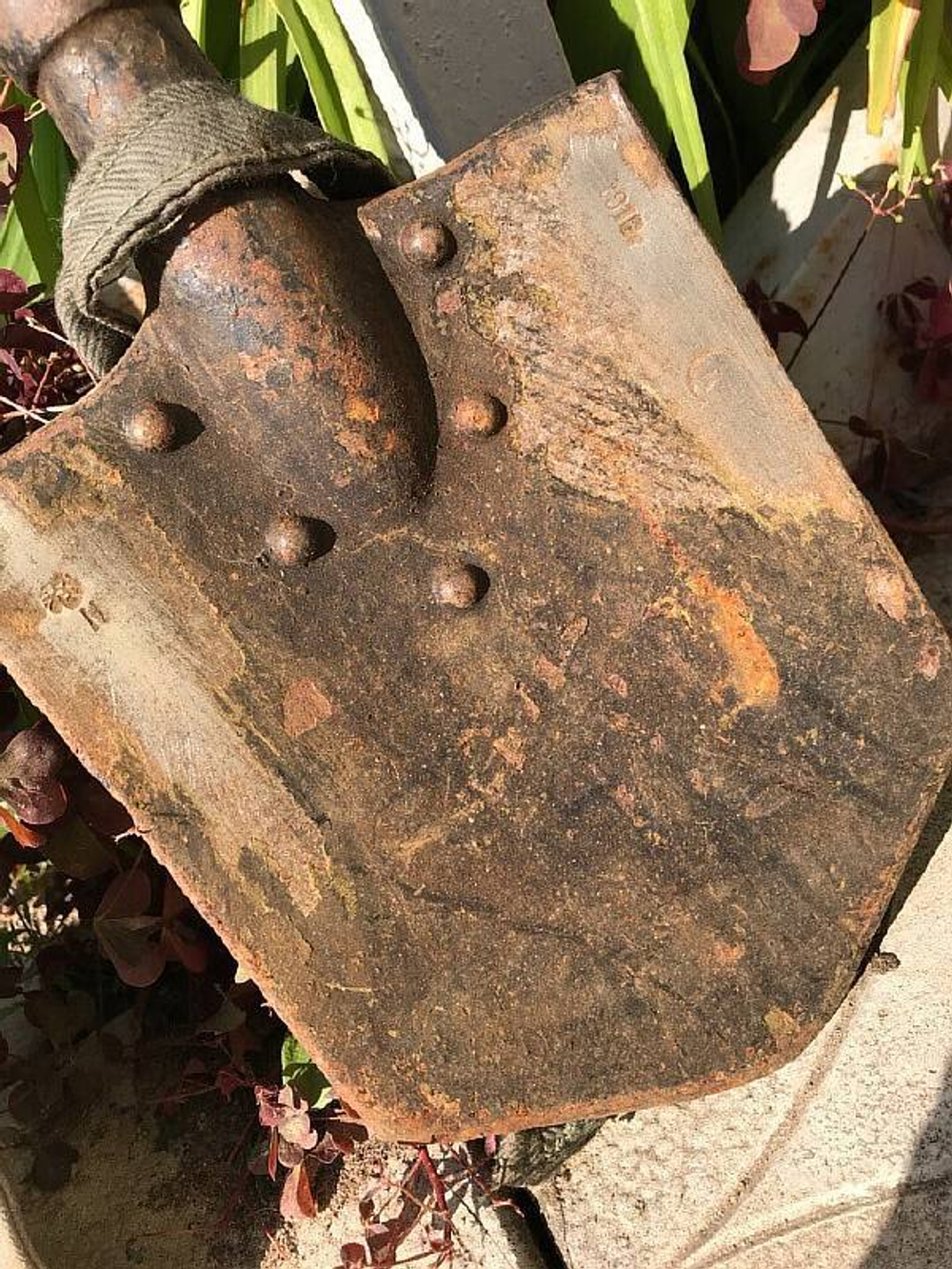 Лопата малая пехотная 1915 г.в. с клеймом