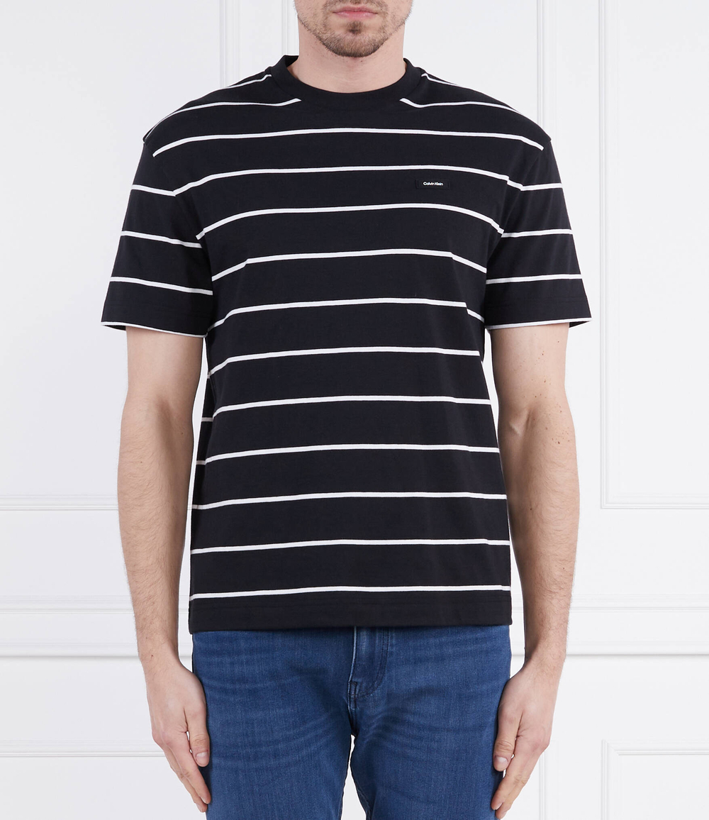 Футболка STRIPE Calvin Klein - черный(K10K111169)