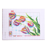 Набор для вышивания бисером 26*20,5см Тюльпаны MY8801